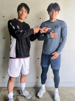 ▲カカロニ・すがや×山之内佑成選手