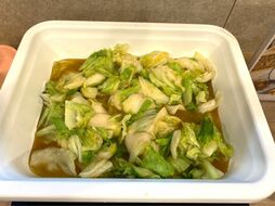 ▲福島の郷土料理「キャベツ餅」