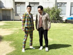 ▲後輩に対するリスペクトを口にしたCOWCOW