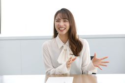 ▲笑顔で受け答えてしてくれる武藤彩芽さん