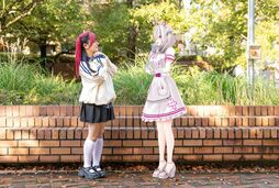 ▲オタク遍歴の話で、時間を忘れて盛り上がる二人。©ANYCOLOR, Inc.