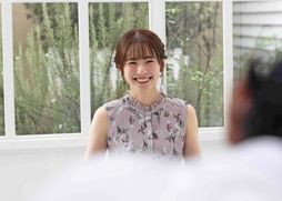 ▲キャスターになって撮られることにも慣れ始めた？