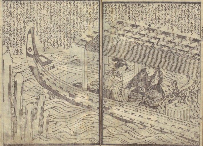 舟に乗って料理屋へ。『仕懸文庫』から読む「深川仲町」遊びの流儀