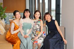 ▲村川絵梨、當山奈央、岩井堂聖子、永田琴【WANI BOOKS-“NewsCrunch”-Interview】