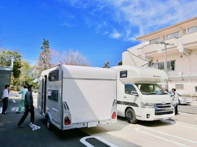 Carstayが医療施設にキャンピングカーを無償提供で支援