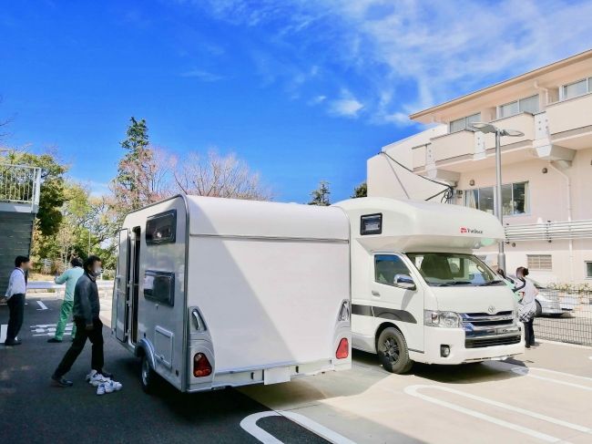 Carstayが医療施設にキャンピングカーを無償提供で支援